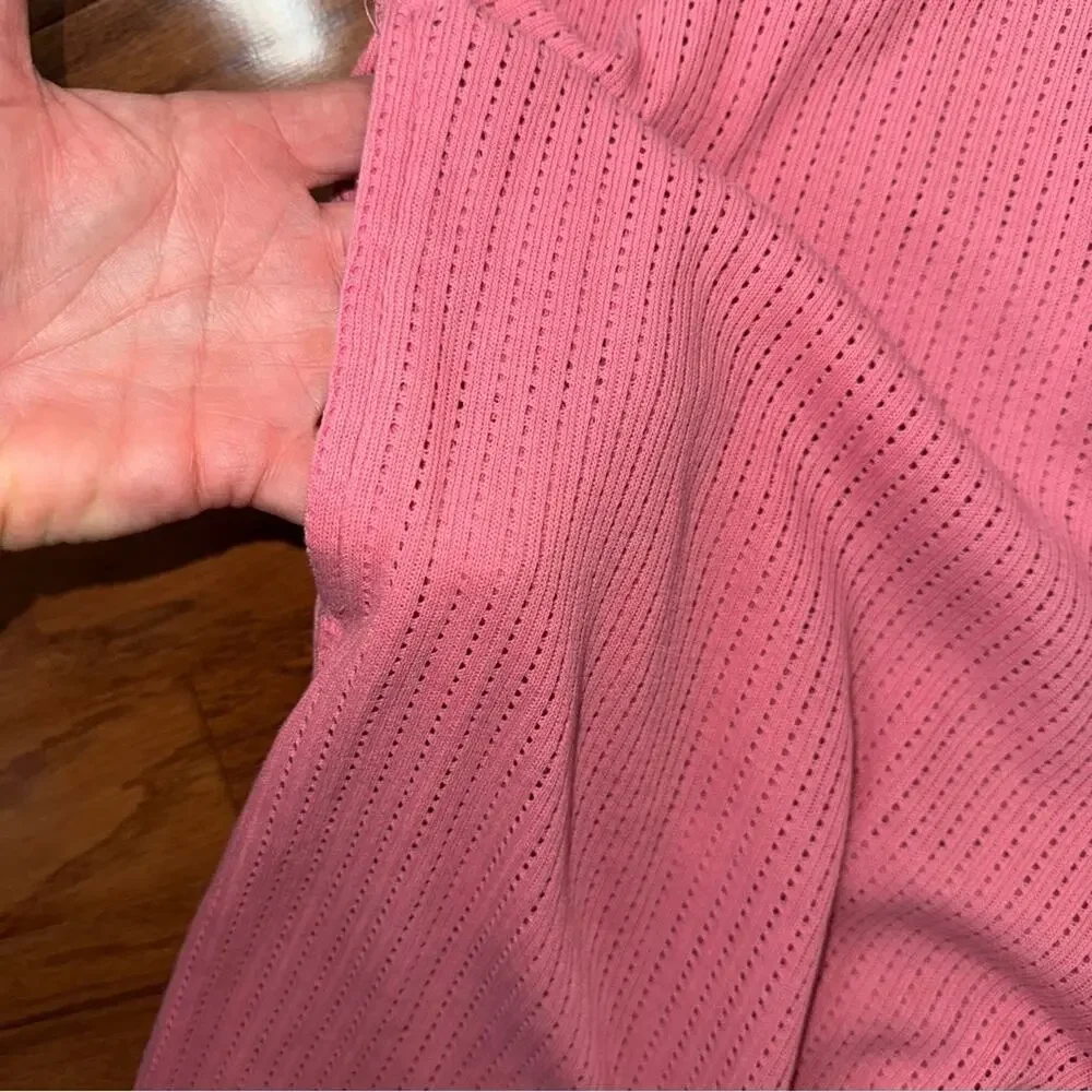 Victoria’s Secret Vintage90s One Piece Thermal Pajama Union Suit Pink Size M